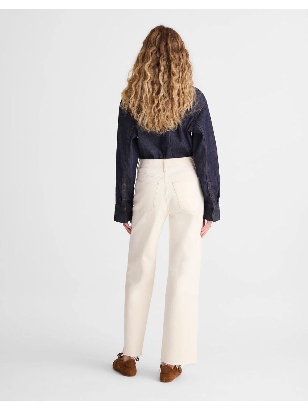 NWT Madewell The Tall Perfect Vintage Wide-Leg Crop Jean Size 29 Tall MSRP $148 - Picture 2 of 5
